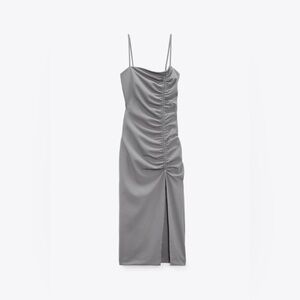 Zara Midi Dress with Ruching